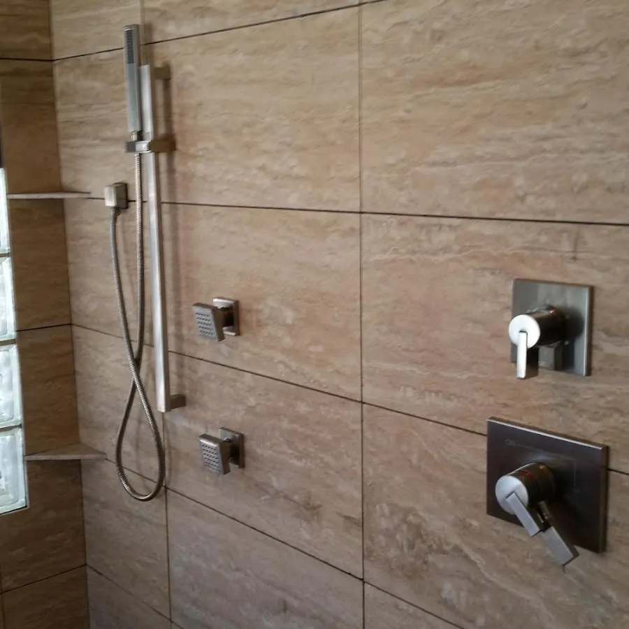 Shower fixture installation for Water Heater Replacement in Woodward